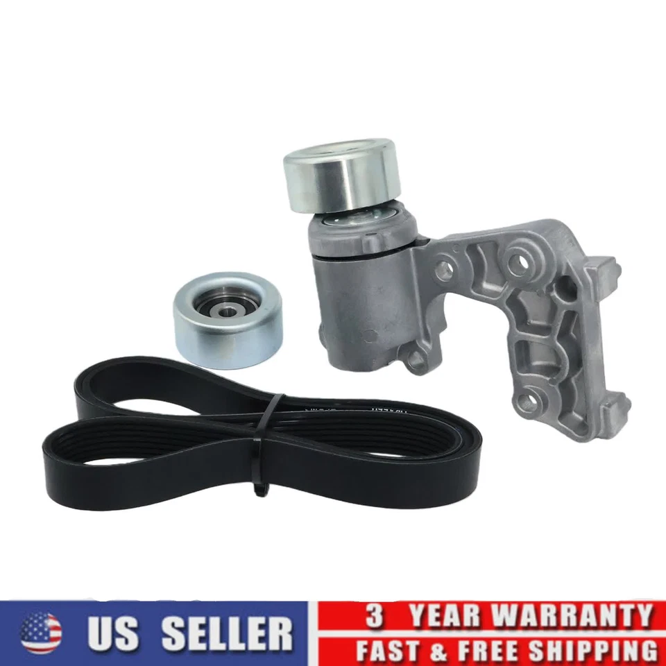 Serpentine Belt Drive Tensioner Kit Fit Toyota Avalon Highlander Sienna RAV4 Foto 4 de 4