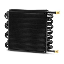 16 Pass 1/2" Transmission Cooler, 16 Rows 8AN Tube Fin Cooler Air Compressor
