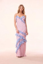 LoveShackFancy Rialto Re-Edition Floral Ruffle Dress Size:12 $765 NWT