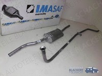 Imasaf Auspuffanlage Komplett für VW Derby 1.0 1981-1984 | Hosenrohr + Endtopf