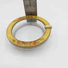 Vintage Floral Enamel, Metal & Glass Ashtray The Bucklers 5th Avenue Brand — photo 4