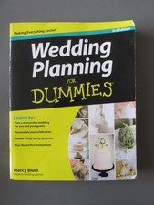 WEDDING PLANNING FOR DUMMIES A REFERANCE FOR THE REST OF US BOOK VGC