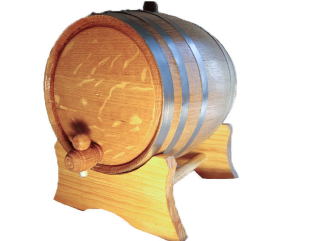 10 liter Steel Hoop Oak BARREL for whiskey and spirits - free engraving