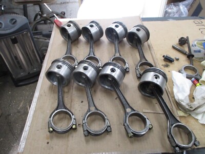 Flathead Ford 21A-6205 Connecting Rod  SET Of 8 with 35/16 Pistons  IK
