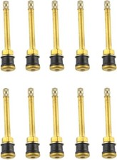 Pack Of 10 Tr571 3-38 Brass Clamp-in Tubeless Tire Truck Valve Stem Pack Of 10 Tr571 3-38 Brass Clamp-in Tubeless Tire Truck Valve Stem