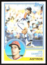 1983 2091B Topps Joe Sambito Houston Astros #662