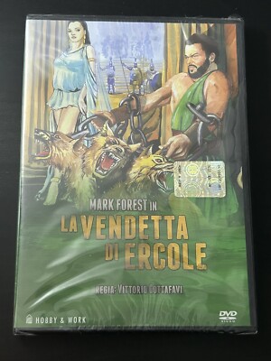 DIE RACHE DES HERKULES mit Mark Forest - DVD NEU ITA auf Italienisch Peplum