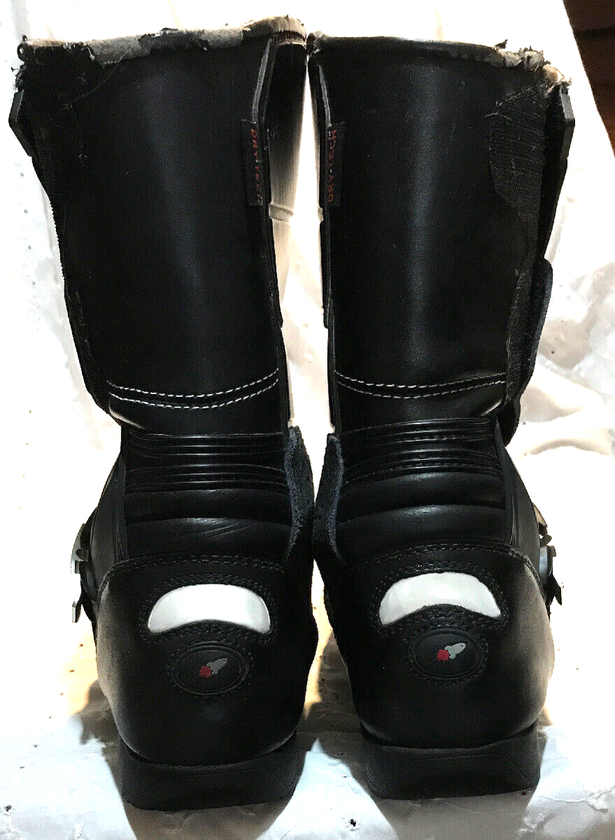 Men Joe Rocket Sonic Leather motorcycle Boots Black Size 7 | eBay