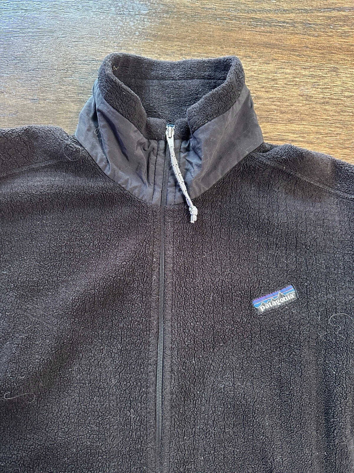 patagonia r3 regulator polartec vintage fleece full zip hole jacket