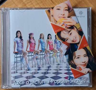 NiziU Take a picture Poppin' Shakin' Japan Limited Edition Type A CD DVD Photo