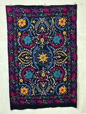 Colcha Suzani, regalo único para mamá del festival, decoración boho del hogar, hecha a mano uzbeko