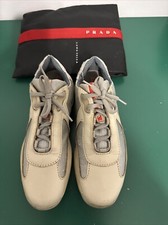 Prada America's Cup Low Top Sneakers - Size 8.5 US, 100 Authentic
