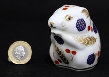 Royal Crown Derby 'Harvest Mouse' Paperweight 1st Quality Gold Stopper