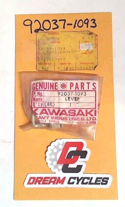 NOS GENUINE KAWASAKI KZ750 76-78 CHOKE ADJUST LEVER 92037-1093