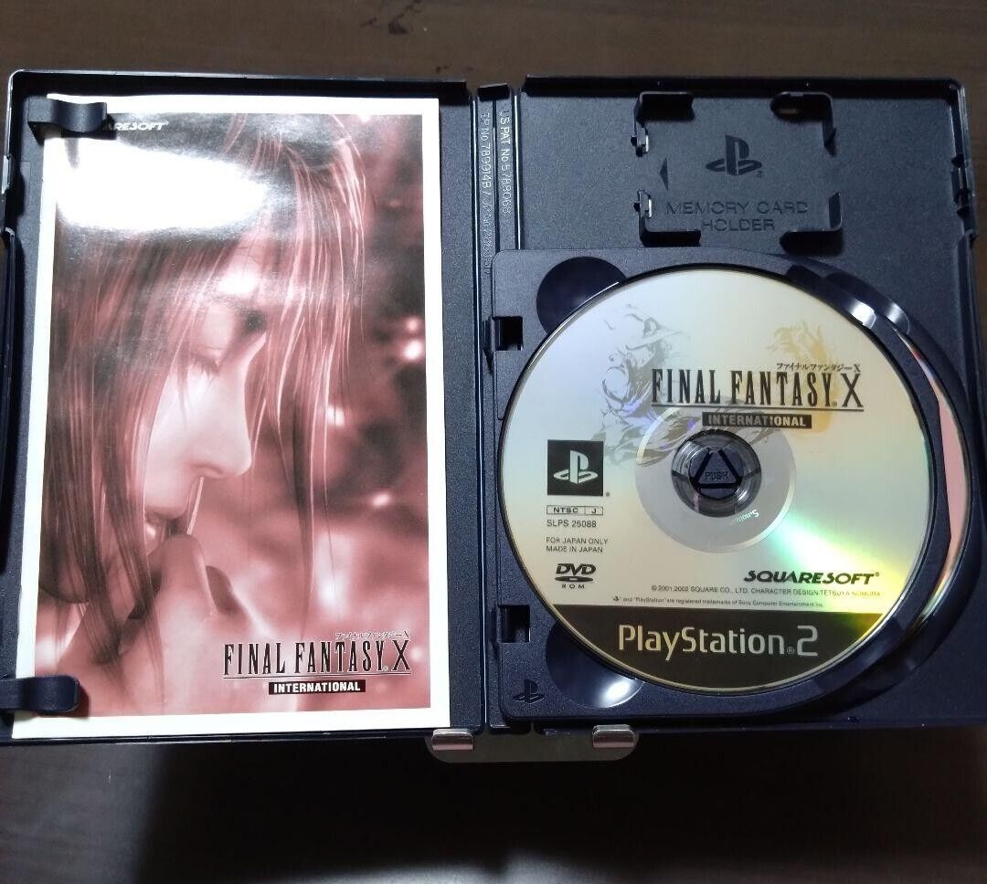 Final Fantasy X 10 International PS2 English Compatible NTSC-J