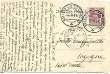 1916 NATANTE COLICO AS HIS POSTCARD X VOGOGNA VAL D'OSSOLA