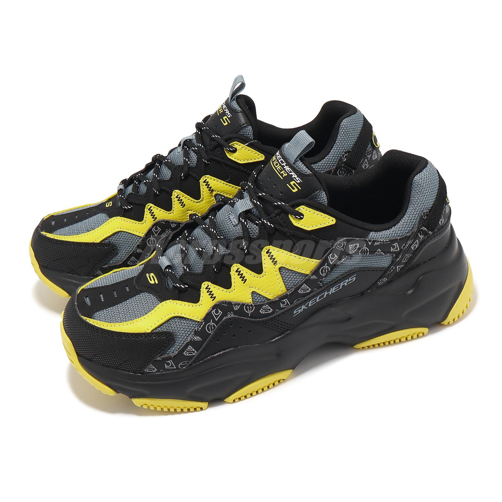 Мужская повседневная обувь Skechers x DC HERO Lander S BatMan цвет черный желтый 802016-BKMT 21090₽