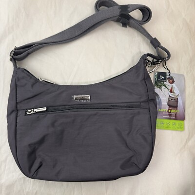 Travelon Anti-Theft Essentials East/West Small Hobo Crossbody Bag NWT