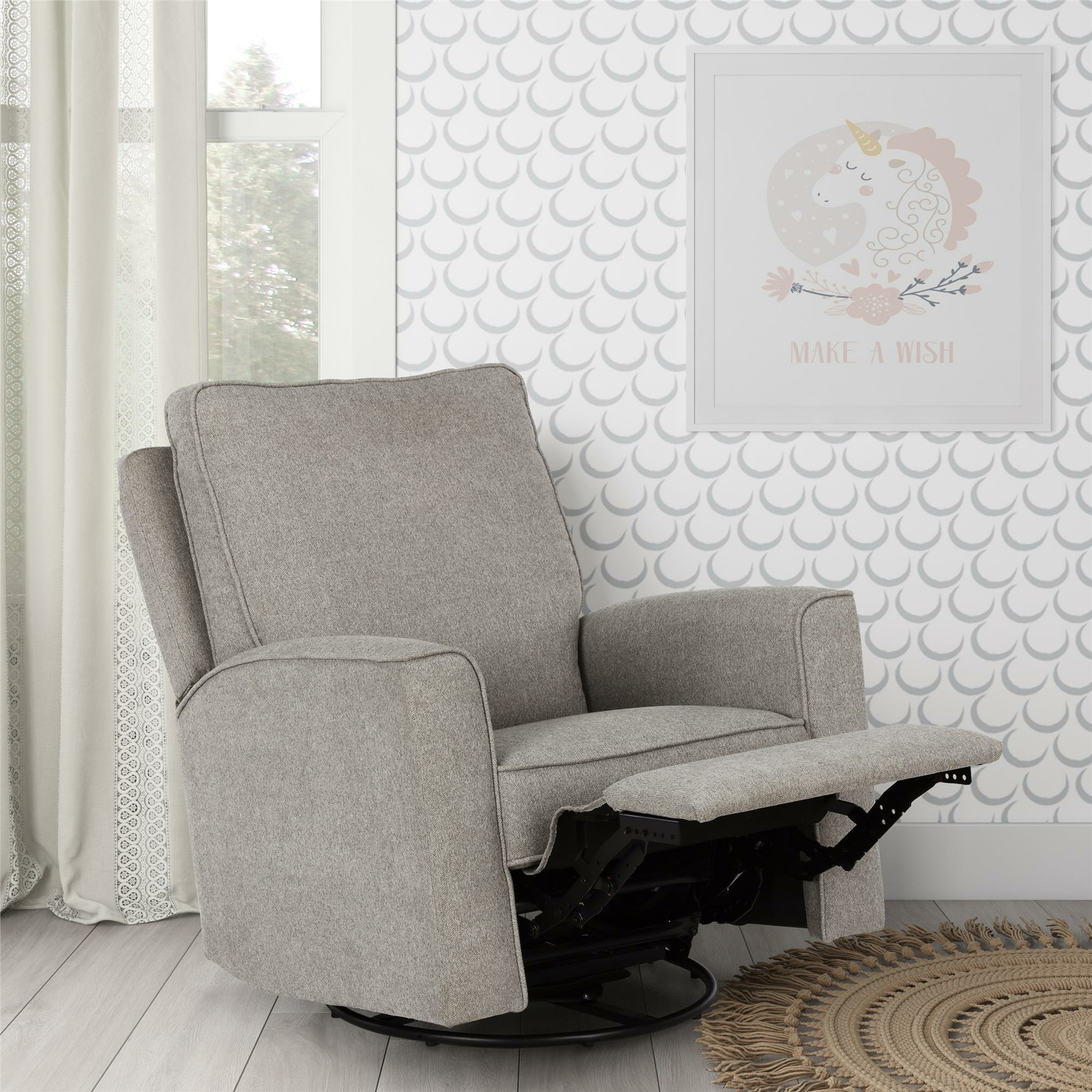 baby relax rylan swivel gliding recliner