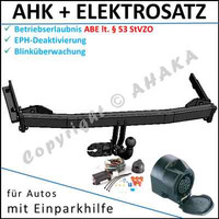 AHK E-Satz ES13 FüR Ford Fiesta V SchräGheck 2002-2007 Eph-Abschaltung Komplett