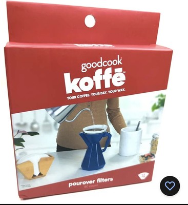 3 Goodcook Koffe #2 Pour Over Coffee Maker 100 Ct Filters