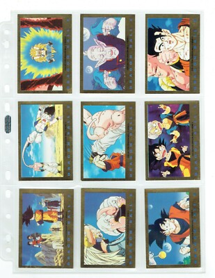 Colección incompleta Dragon Ball Z serie 3 oro, 93 cards de 103