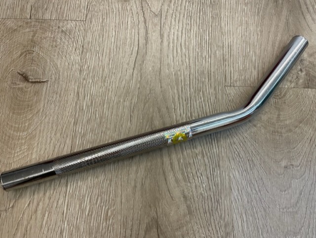 NOS Old School GT BMX Chrome Steel Layback Seat Post Size