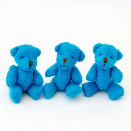 NEW - 100 X Blue Teddy Bears - Small Cute Cuddly Adorable - Gift Present - Picture 5 of 10