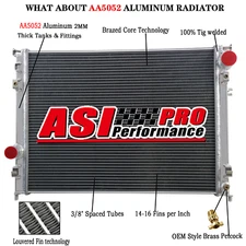 4 Row Aluminum Radiator For 2005-2008 Dodge Magnum Charger 2.7L/3.5L/5.7L/6.1L