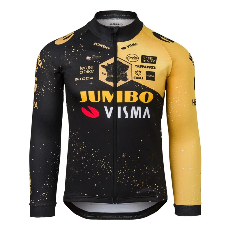 2023 Jumbo Visma CYCLING TEAM Jersey Cycling Long Sleeve JerseyS