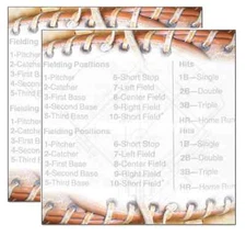 Creative Imaginations 12" x 12" Play Ball Positions Scrapbook Paper