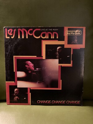 Les McCann Live At The Roxy CHANGE LP Vinyl Record Jazz 1977 ABC/Impulse VG+