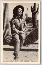 c1960s Sun-Kist Desert Beauty Hollywood Postcard