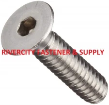 (100) M5-0.8x16 Flat Head Allen / Socket Cap Screws Stainless M5x0.8x16 M5x.8x16