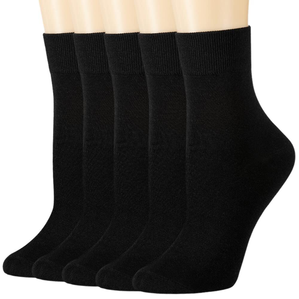 Socks for Women Womens Socks Ankle Crew Socks for Women Cute Slouch Long Whit...-image