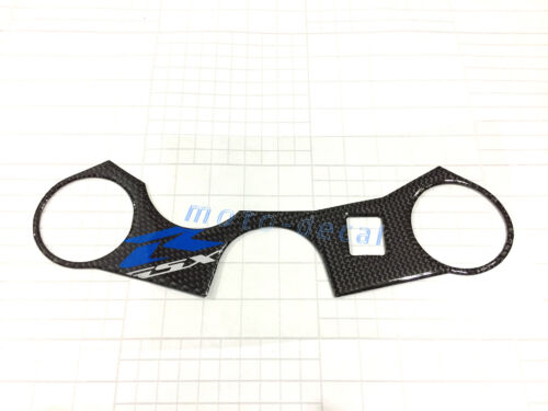 Real Carbon Fiber For GSX-R 1000 GSXR 750 GSXR600 Top Triple Clamp Yoke 3D Decal - Picture 2 of 15