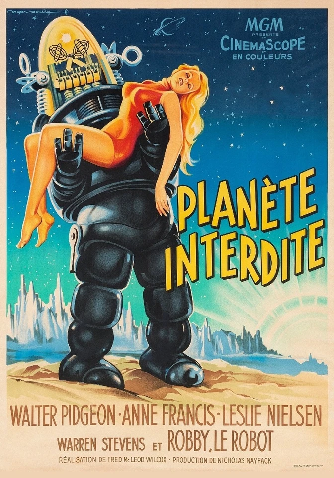 POSTERSANDCO PLANETE INTERDITE FILM Rspk-POSTER HQ 50x70cm d'une AFFICHE CINéMA