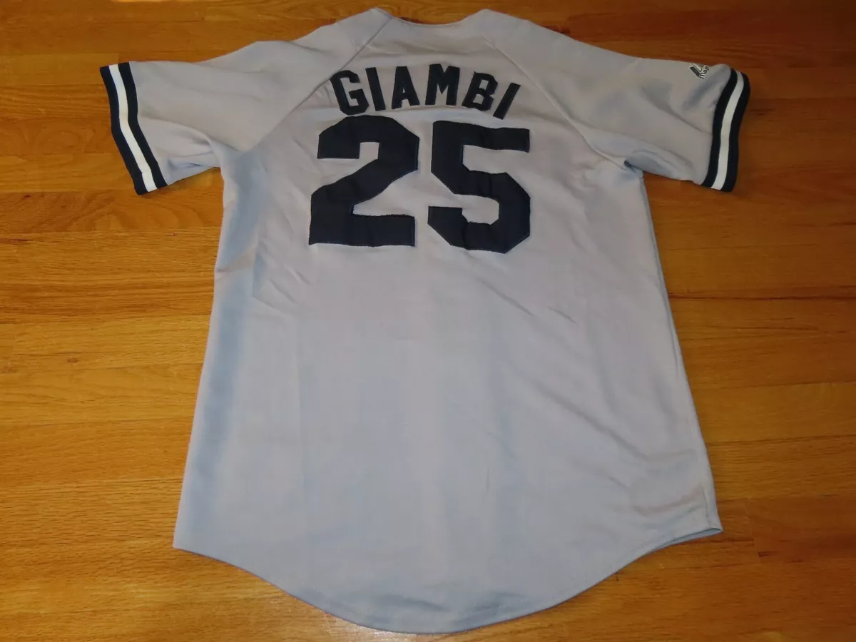 MAJESTIC New York Yankees Jason Giambi #25 baseball jersey MEDIUM
