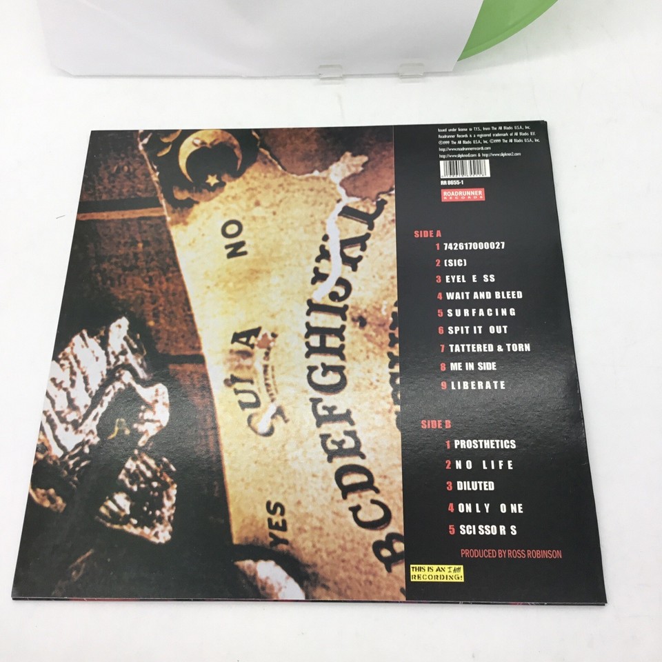 Slipknot Slipknot LP lemon yellow coloured vinyl record 12" album