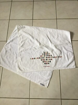 Serviette de bain,de toilette JEAN-LOUIS SCHERRER coton blanc neuve - Photo 1/4