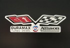 Duramax / Allison (FLAGS) EMBLEM Super Sized Silver