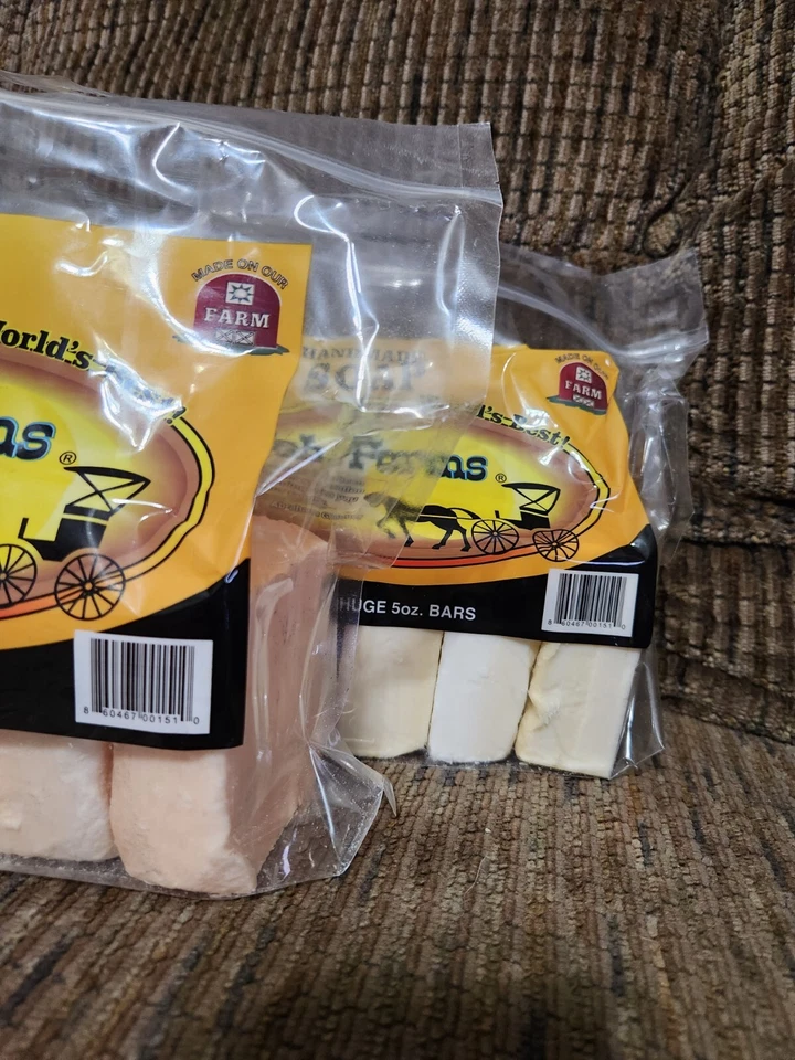 Мыло для батончиков Amish Farms 15 огромных батончиков 5 унций каждая продажа 3 упаковки цвет в руке может варьироваться - Изображение 3 из 4