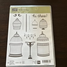 Stampin' Up Builder Birdcage Stamp Set Retired
