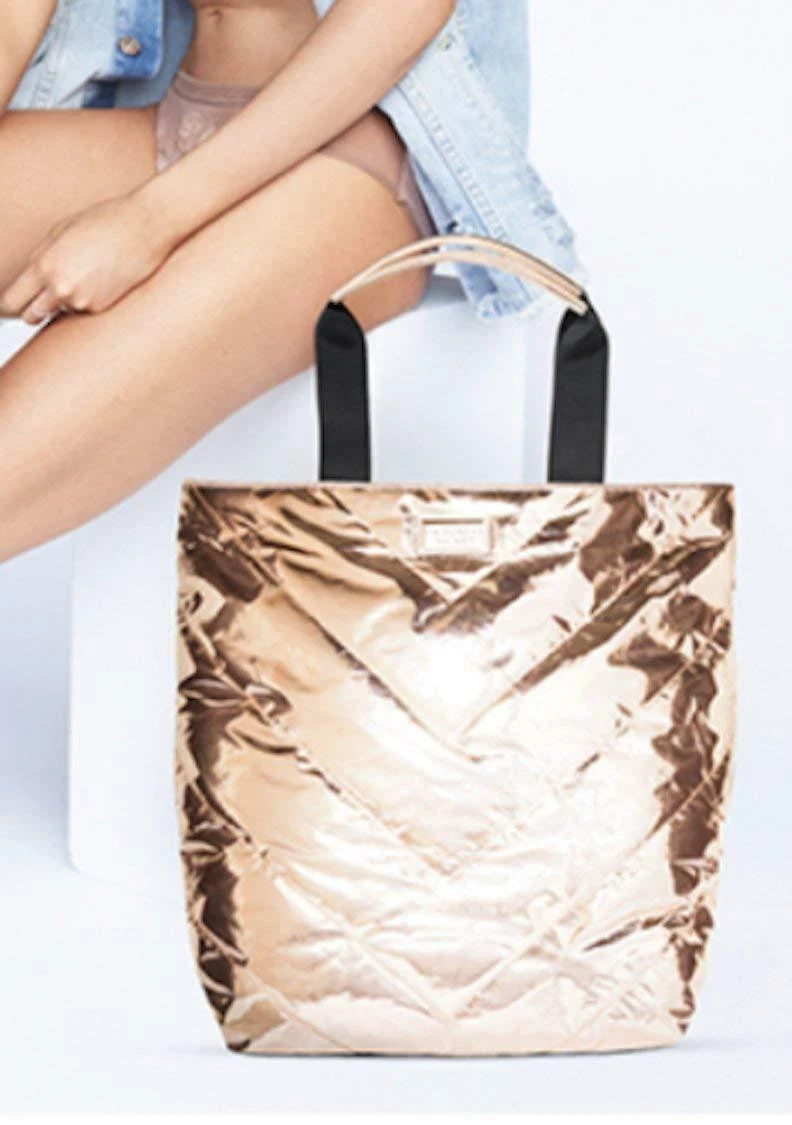 Victoria secret rose gold bag sales