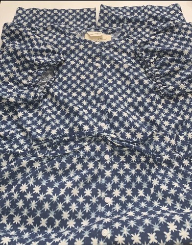 (2X)- Universal Thread Women's Puff 3/4 Sleeve Jumpsuit - Blue Star - Picture 3 of 12