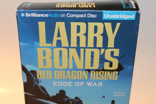 Audiobook 10 CD Larry Bond Red Dragon Rising Edge Of War Read By Luke Daniels - Picture 2 of 7