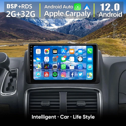 DAB+ Autoradio Für Dodge Grand Caravan 2011-2020 Carplay GPS Navi Android 12 32G - Bild 2 von 17