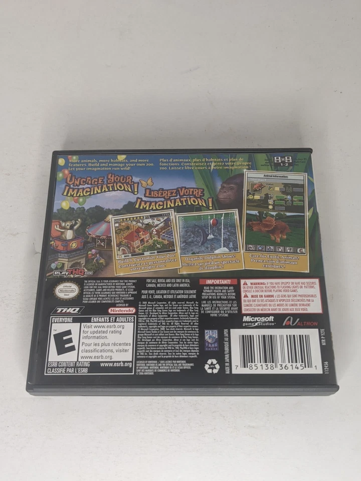 Zoo Tycoon 2 (Nintendo DS, 2007) Completo - Imagem 2 de 4
