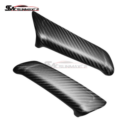 For Porsche 911 992 2019-24 Carbon Fiber Car Inter Armrest Trim Twill Matte - Foto 2 di 12