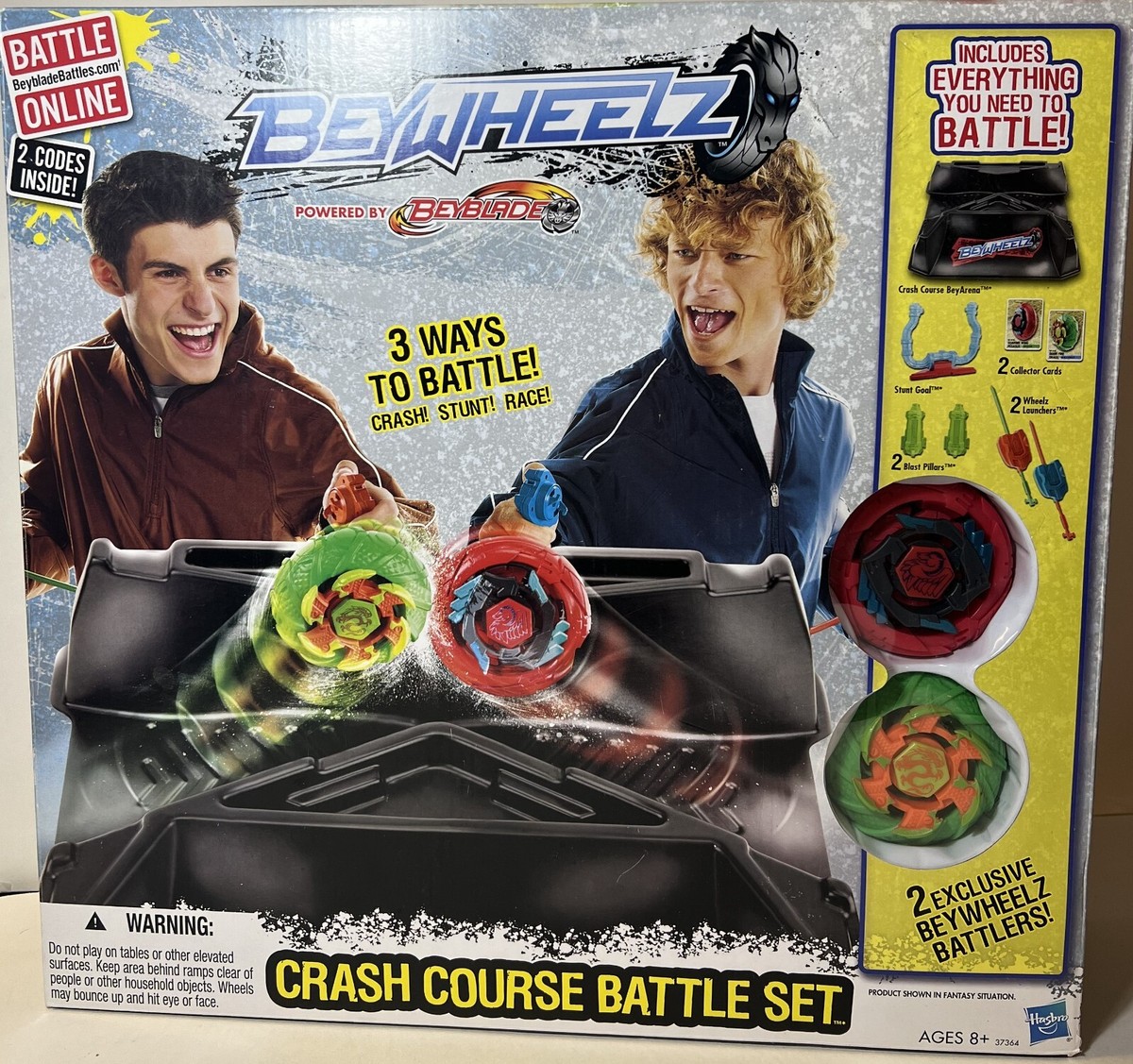 2012 Beyblade Beywheelz Crash Course Battle Set 4 Beywheelz